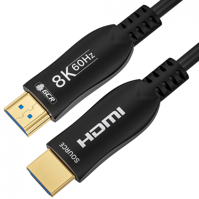 GCR Кабель 15.0m оптический HDMI 2.1 8K 60Hz, 4K 120Hz, 4:4:4, высокоскоростной 48.0 Гбит/с, 3D Greenconnect GCR-54849