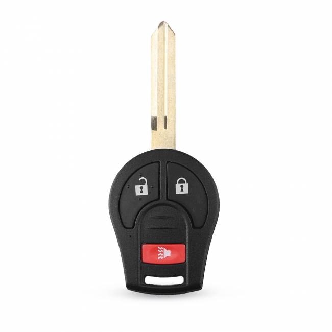 Корпус ключа NISSAN 2+1 кнопки NSN14 без лого (чип и бат. на корпусе) — для бизнеса и офиса Корпус ключа NISSAN 2+1 кнопки NSN14 без лого (чип и бат. на корпусе) — для бизнеса и офиса