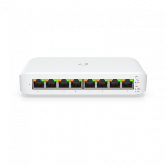 Коммутатор Ubiquiti USW-Lite-8-PoE — для бизнеса и офиса Коммутатор Ubiquiti USW-Lite-8-PoE — для бизнеса и офиса