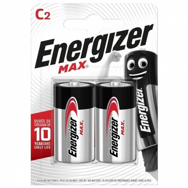 Э\п Energizer MAX LR14 C BL2 — для бизнеса и офиса Э\п Energizer MAX LR14 C BL2 — для бизнеса и офиса