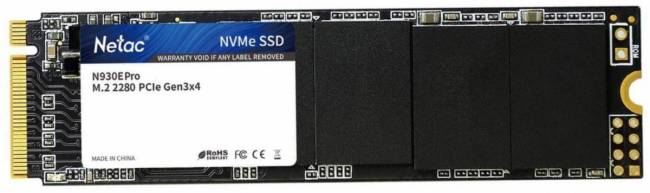 Накопитель SSD Netac NT01N930E-256G-E4X — для бизнеса и офиса