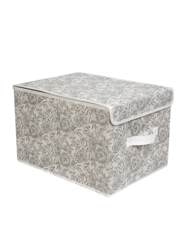 Короб для хранения Короб для хранения Grey Flower 30х40x25