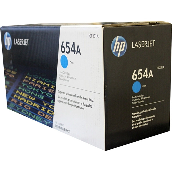 Тонер-картридж HP 654A Cyan Original LaserJet Toner Cartridge (CF331A)