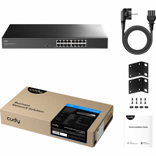 Коммутатор Cudy GS1016L — для бизнеса и офиса