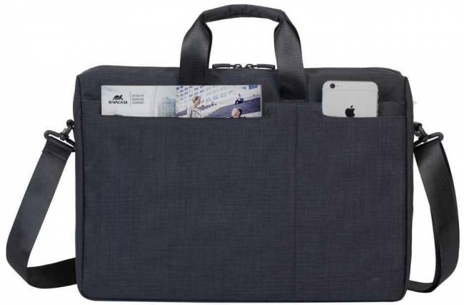 Сумка для ноутбука 17.3" Riva 8355 BLACK — для бизнеса и офиса