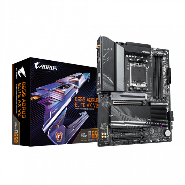 Материнская плата GIGABYTE B650 A ELITE AX V2 — для бизнеса и офиса