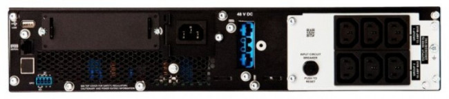 Источник бесперебойного питания Smart-UPS SRT 1.5 кВт / 1.5 ква, on-line, расширенное время работы, черный, высота в стойке 2U, с программным обеспечением PowerChute Business Edition, интерфейсный порт RJ-45, смарт-слот, USB, (6) IEC 320 C13, сетевая карт — для бизнеса и офиса