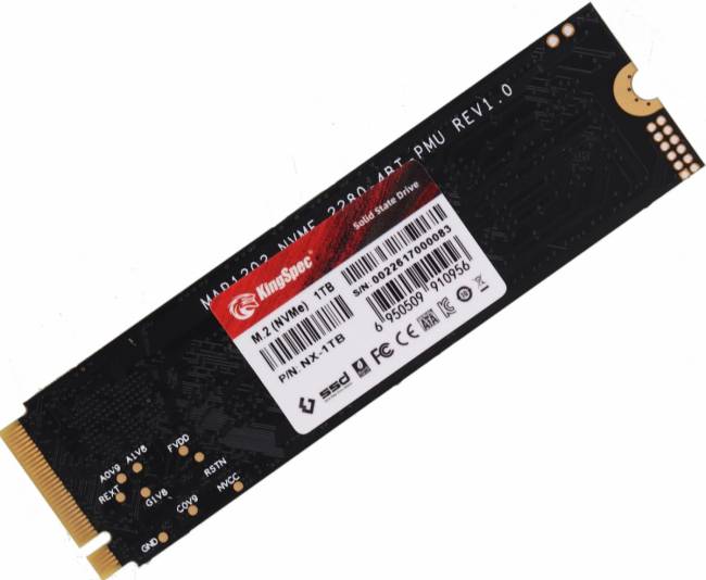 Накопитель SSD SHENZHEN KINGSPEC ELECTRONICS TECHNOLOGY CO LTD NX-1TB — для бизнеса и офиса