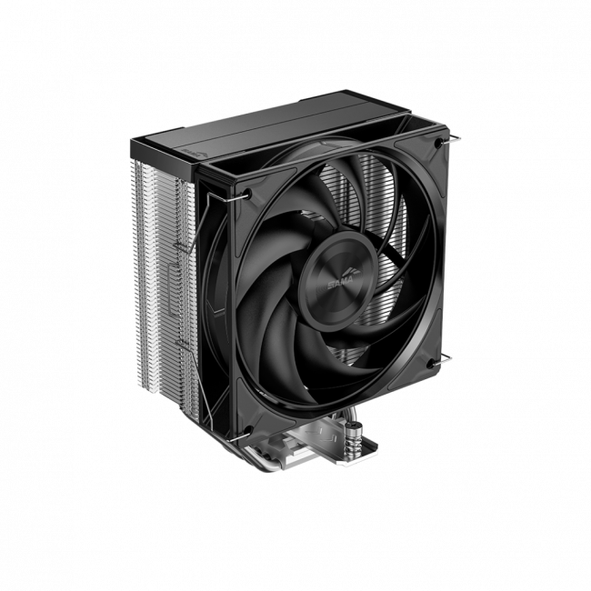 Кулер для процессора SAMA CPU Cooler A40-XXWNYXOX-G Black/silver — для бизнеса и офиса Кулер для процессора SAMA CPU Cooler A40-XXWNYXOX-G Black/silver — для бизнеса и офиса