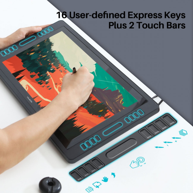 Интерактивный дисплей Huion KAMVAS Pro 20 — для бизнеса и офиса