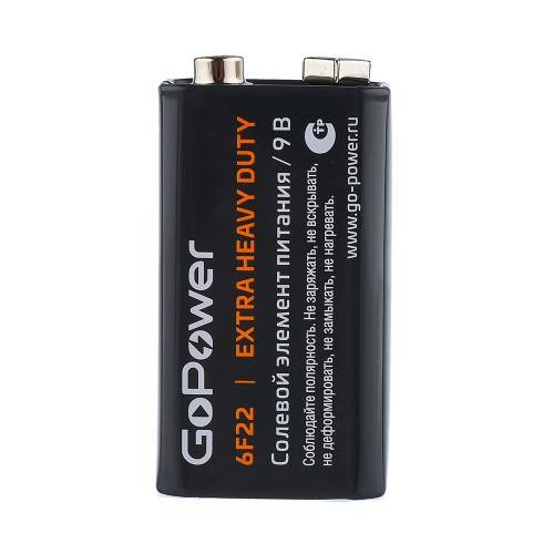 Э\п GoPower 6F22 9V Alkaline Shrink 1 крона — для бизнеса и офиса
