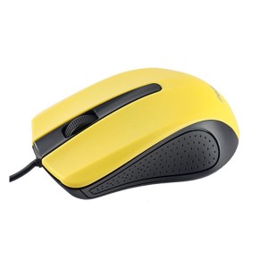 Мышь проводная PERFEO Rainbow черно-желтый Мышь проводная PERFEO Rainbow черно-желтый