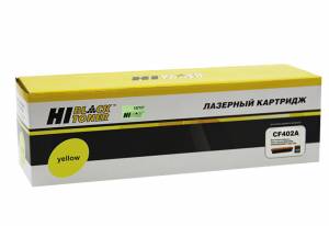 Картридж Hi-Black (HB-CF402A) для HP CLJ M252/252N/252DN/252DW/277n/277DW, №201A, Y, 1,4K