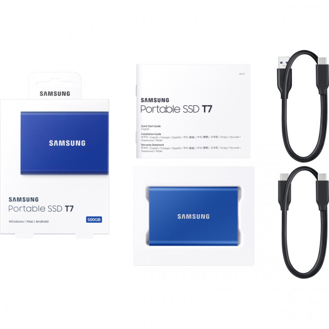 Внешние HDD и SSD Samsung T7 500GB (MU-PC500H/WW)