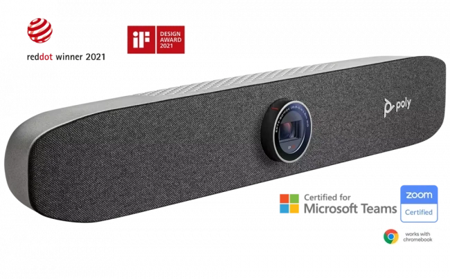 Камера видеоконференцсвязи со встроенной акустической системой Poly 2200-69370-102 — для бизнеса и офиса Камера видеоконференцсвязи со встроенной акустической системой Poly 2200-69370-102 — для бизнеса и офиса