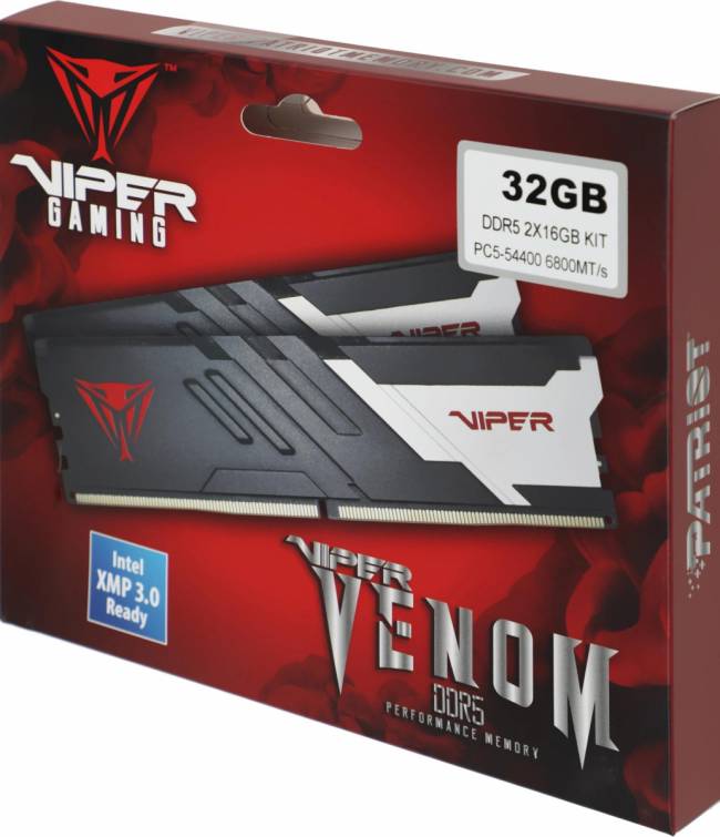 Память DDR5 2x16Gb 6800MHz Patriot PVV532G680C34K — для бизнеса и офиса Память DDR5 2x16Gb 6800MHz Patriot PVV532G680C34K — для бизнеса и офиса