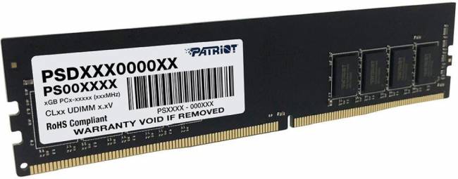 Память DDR4 16Gb 2666MHz Patriot PSD416G266681 — для бизнеса и офиса