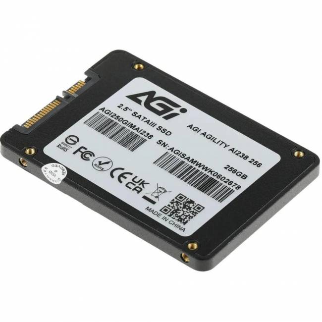 Накопитель SSD AGI TECHNOLOGY CO., LTD AGI250GIMAI238-CB — для бизнеса и офиса
