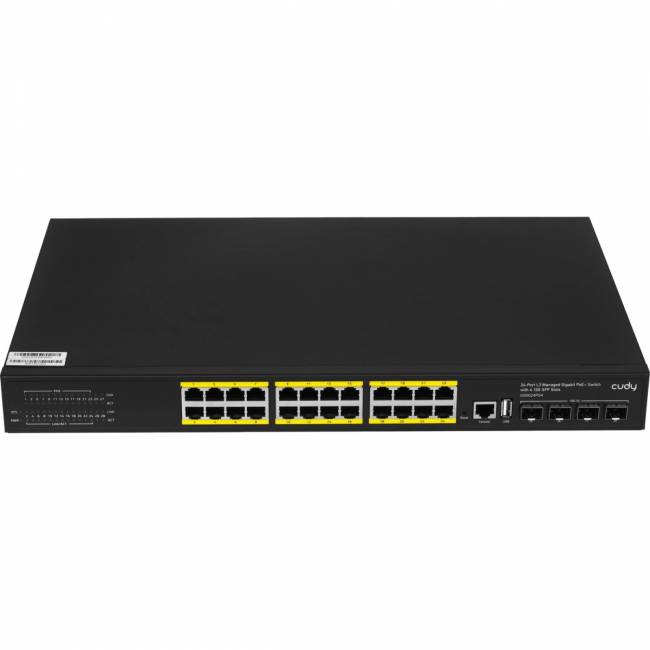 Коммутатор Cudy GS5024PS4-400W — для бизнеса и офиса