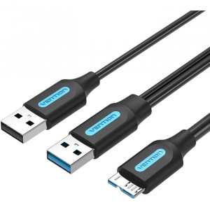 Кабель Vention USB 3.0 AM/micro B, USB 2.0 AM - 0.5м Кабель Vention USB 3.0 AM/Micro-B, USB 2.0 AM - 0.5 м (CQPBD) Кабель Vention USB 3.0 AM/micro B, USB 2.0 AM - 0.5м Кабель Vention USB 3.0 AM/Micro-B, USB 2.0 AM - 0.5 м (CQPBD)