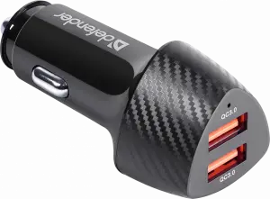Defender Автомобильное ЗУ UCA-81 2xUSB QC3.0, 36W Defender 83845