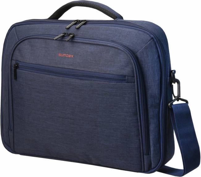 Сумка для ноутбука 16" Sumdex PON-351BU — для бизнеса и офиса Сумка для ноутбука 16" Sumdex PON-351BU — для бизнеса и офиса