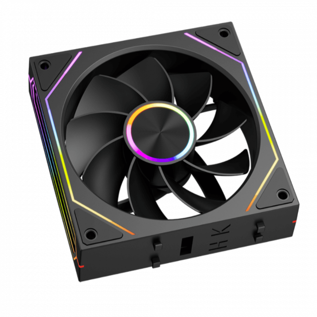 Кулер для корпуса PCCooler F3 X120R ARGB BK — для бизнеса и офиса