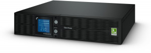 ИБП CyberPower PR1000ELCDRT2UA, Rackmount, Line-Interactive, 1000VA/900W, 8 IEC-320 С13 розеток, USB&Serial, RJ11/RJ45, SNMPslot, LCD дисплей, Black, 0.6х0.5х0.3м., 30.2кг. CyberPower PR1000ELCDRT2UA