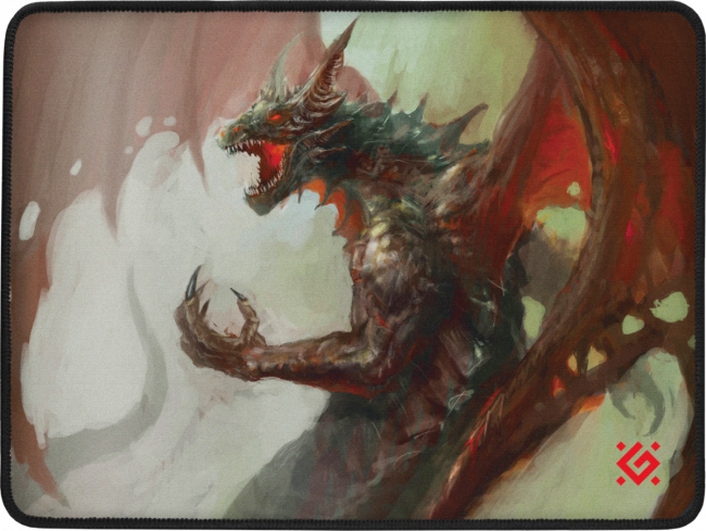 Defender Игровой коврик Dragon Rage M 360x270x3 мм, ткань + резина Defender Dragon Rage M