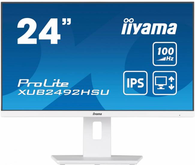 Монитор IIYAMA XUB2492HSU-W6 — для бизнеса и офиса Монитор IIYAMA XUB2492HSU-W6 — для бизнеса и офиса