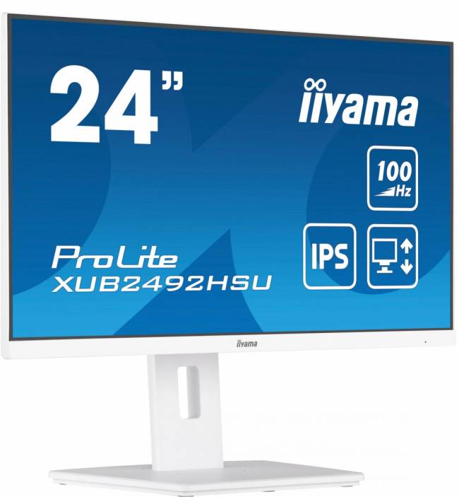 Монитор IIYAMA XUB2492HSU-W6 — для бизнеса и офиса Монитор IIYAMA XUB2492HSU-W6 — для бизнеса и офиса