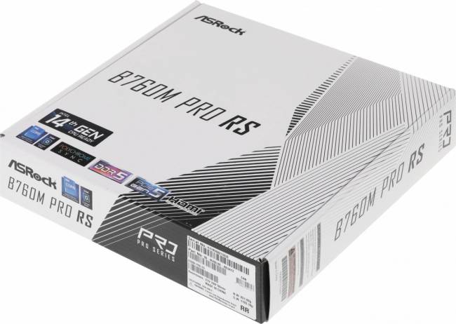 Материнская плата ASRock B760M PRO RS — для бизнеса и офиса