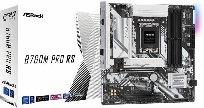 Материнская плата ASRock B760M PRO RS — для бизнеса и офиса