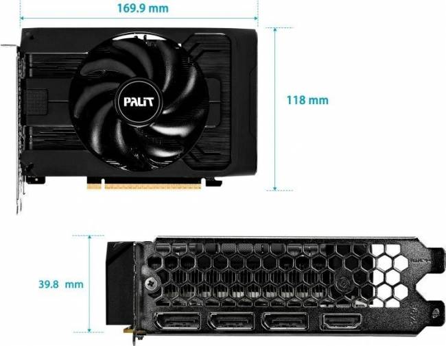 Видеокарта Palit NE65050T19P1-GB2070F — для бизнеса и офиса