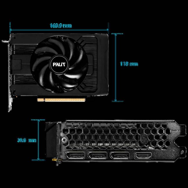 Видеокарта Palit NE65050T19P1-GB2070F — для бизнеса и офиса
