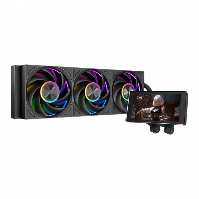 Система охлаждения PCCooler DT360 Max ARGB Display BK — для бизнеса и офиса