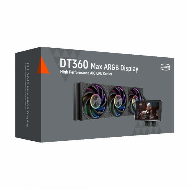 Система охлаждения PCCooler DT360 Max ARGB Display BK — для бизнеса и офиса