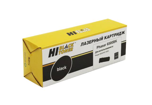 Тонер-картридж Hi-Black (HB-106R01604) для Xerox Phaser 6500/WC 6505, Bk, 3K — для бизнеса и офиса