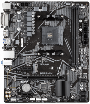 Материнская плата Gigabyte A520M H (rev. 1.0)