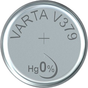 Батарейка Varta 379 (SR521SW) BL1 Silver Oxide 1.55V (1/10/100) (1 шт.) Varta SILVER OXIDE SR521SW (00379101111)