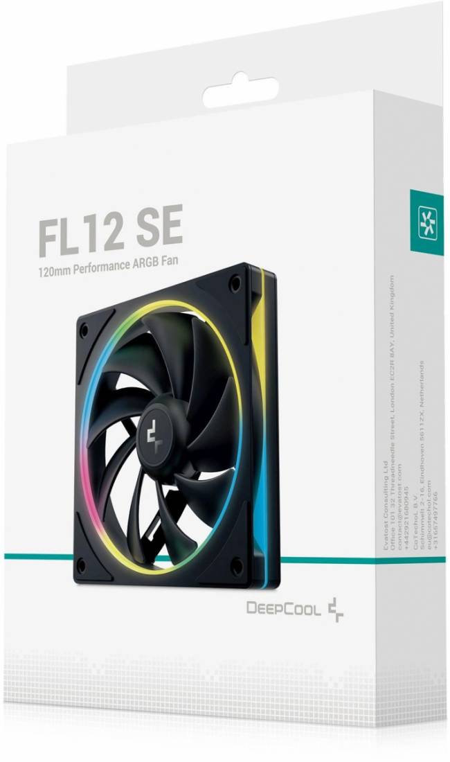 Вентилятор для корпуса Deepcool R-FL12SE-BKAPN1-G — для бизнеса и офиса