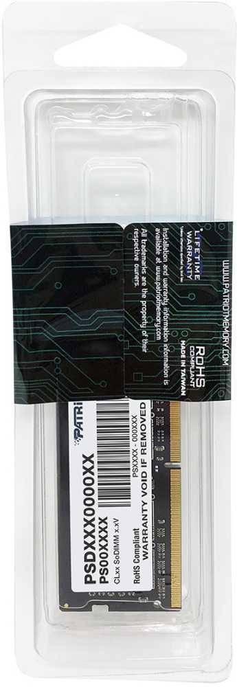 Память DDR4 16Gb 2666MHz Patriot PSD416G266681S — для бизнеса и офиса Память DDR4 16Gb 2666MHz Patriot PSD416G266681S — для бизнеса и офиса