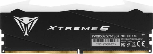 Память DDR5 2x16Gb 7600MHz Patriot PVXR532G76C36K — для бизнеса и офиса