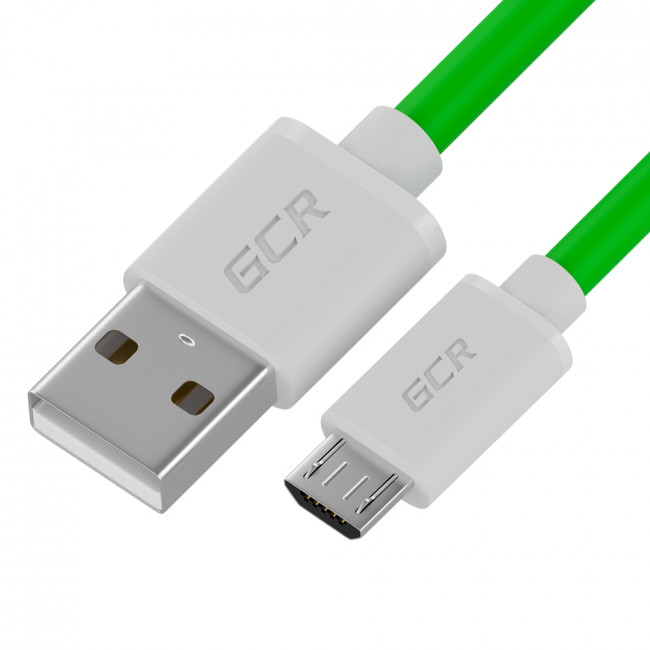 GCR QC Кабель 0.5m MicroUSB, быстрая зарядка, зеленый TPE, белые коннекторы, 28/22 AWG, GCR-52484 Greenconnect GCR-52484 — для бизнеса и офиса GCR QC Кабель 0.5m MicroUSB, быстрая зарядка, зеленый TPE, белые коннекторы, 28/22 AWG, GCR-52484 Greenconnect GCR-52484 — для бизнеса и офиса