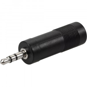 Переходник аудио 3.5мм M (штекер) --> 6.35мм F (гнездо) Telecom <TA1955> Переходник Telecom Jack 3.5 mm M/jack 6.35 mm F (TA1955)