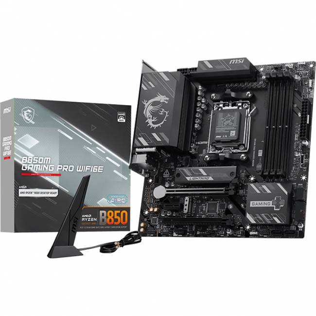 Материнская плата MSI B850M GAMING PRO WIFI6E — для бизнеса и офиса Материнская плата MSI B850M GAMING PRO WIFI6E — для бизнеса и офиса