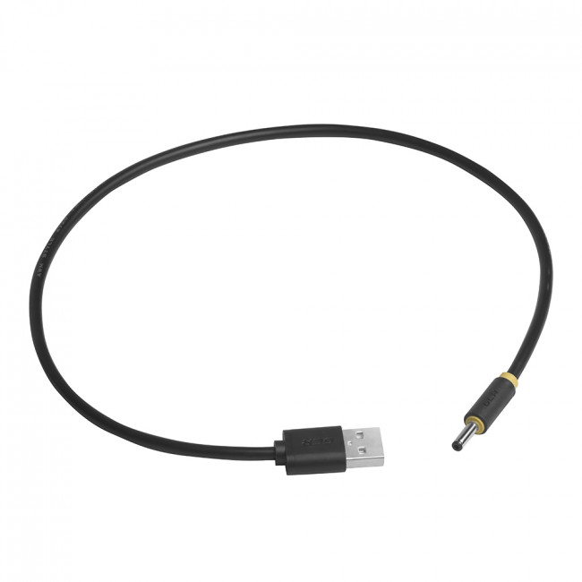 Greenconnect Адаптер 1,0 м переходник питания 5V -гибкий  USB AM / DC Jack 3.5mm, GCR-50881 Greenconnect USB 2.0 Type-AM - DC Jack 3.5mm (m) 1м