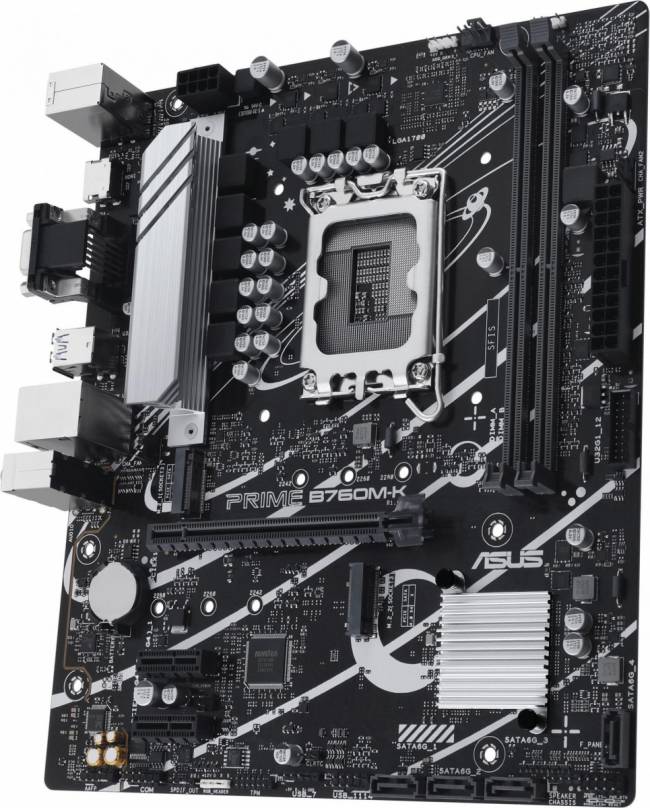 Материнская плата ASUS PRIME B760M-K — для бизнеса и офиса Материнская плата ASUS PRIME B760M-K — для бизнеса и офиса