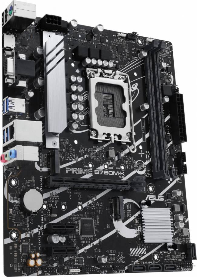 Материнская плата ASUS PRIME B760M-K — для бизнеса и офиса Материнская плата ASUS PRIME B760M-K — для бизнеса и офиса