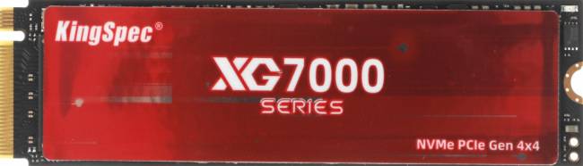 Накопитель SSD SHENZHEN KINGSPEC ELECTRONICS TECHNOLOGY CO LTD XG7000-1TB — для бизнеса и офиса